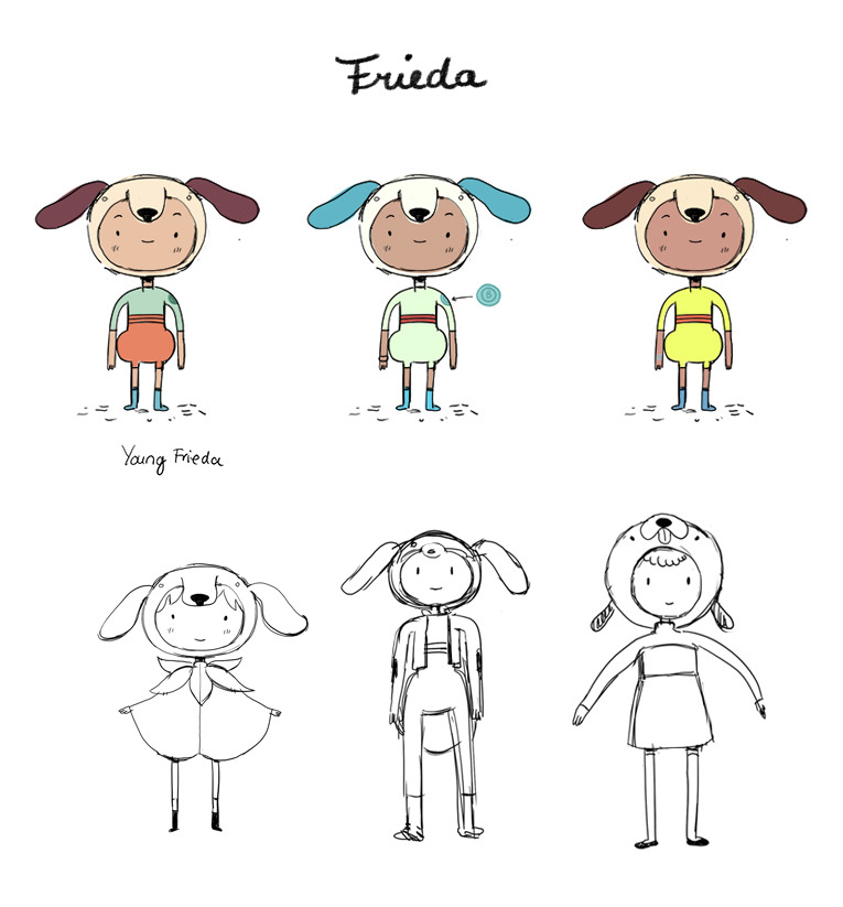 sennwald:Some young Dr Gross and Frieda concepts I drew for Islands part 5: Hide