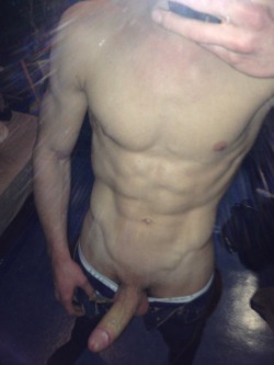 bromofratguy:  erikjuh91:  Some people are turning me on so bad right now… Unf  Damn dude, pound me. That dick looks so good. 