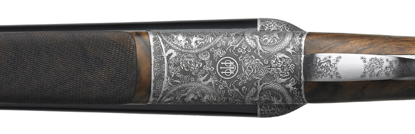 cubebreaker:  Engraved Beretta shotgun 486 with Asian-inspired design by Marc Newson.