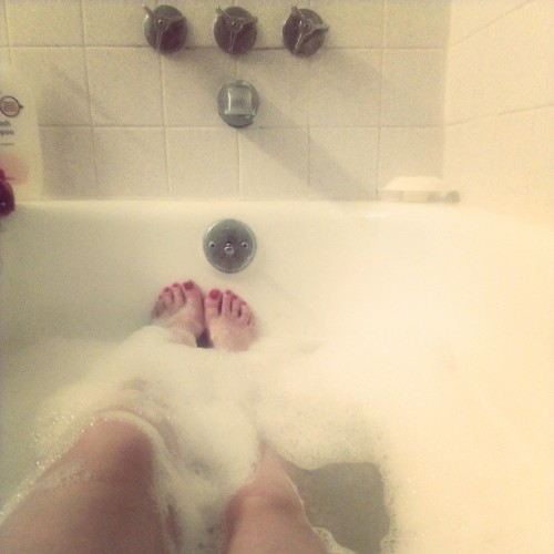 Baath. #relaxed #bubbles #bath #fossets #feet