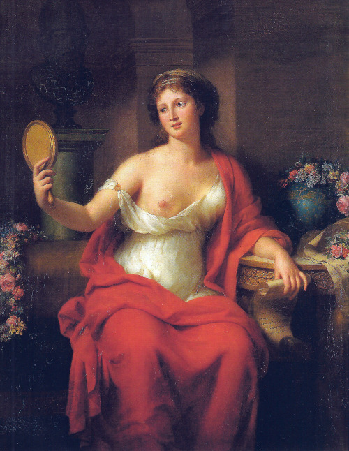 femalenudityinwesternpainting: &ldquo;Aspasia&rdquo; by Marie Bouliard (1763 - 1825), France