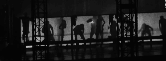 purpleuhan: exo changing clothes (while singing lucky)