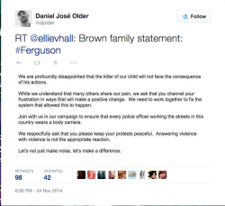 lipstick-feminists:  Brown Family Statement 