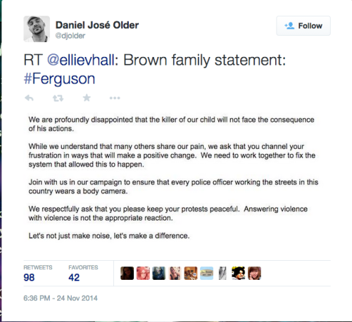 lipstick-feminists:Brown Family Statement