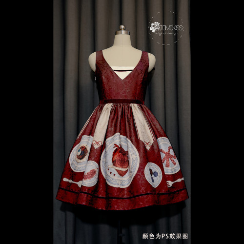 my-lolita-dress:  #lolitaupdate Dionysia Gothic Prints Lolita Dress 2 Types preview, multiple colors