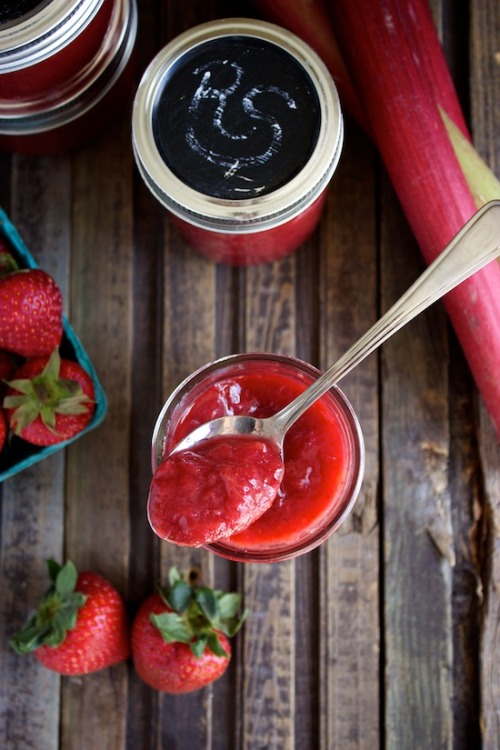 foodopia:  Strawberry Rhubarb Jam