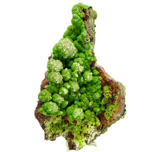 Conichalcite The beauty of copper minerals never seems to be exhausted, and the distinctive grassy y