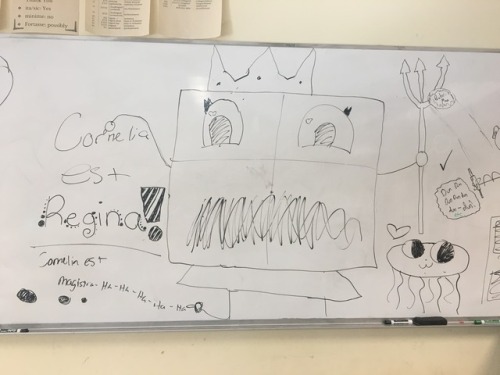 stickfiguregods:This year’s Latin I’s are unimpressed by Grumio and have created their own new femin