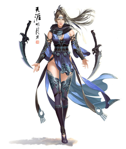  천애명월도 [天涯明月刀]Donfoo . https://www.artstation.com/artwork/L2VlBr