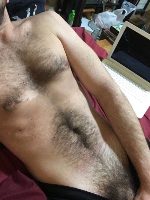 manlybush: Hot hairy guy with a nice thick manly bush! and a nice manly circumcised dick too!