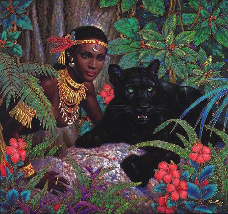 kissmyblackazz: African Goddesses by Karl Bang