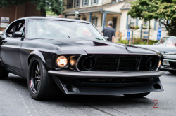 fullthrottleauto:  Matte Black Mustang (by