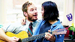 jess-miller:  get to know me meme: [5/8] relationships ✴ april ludgate & andy dwyer   I guess I kind of hate most things. But I never really seem to hate you. So I want to spend the rest of my life with you, is that cool?  