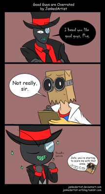 jankedartist-artblog: Based on this post by @medusaflug   Just a simple (and dumb) comic I made because I need to draw more Villainous/Villanous art ;3;. Also, I slightly added my own text on here to make it more interesting (at least I hope it does lol).