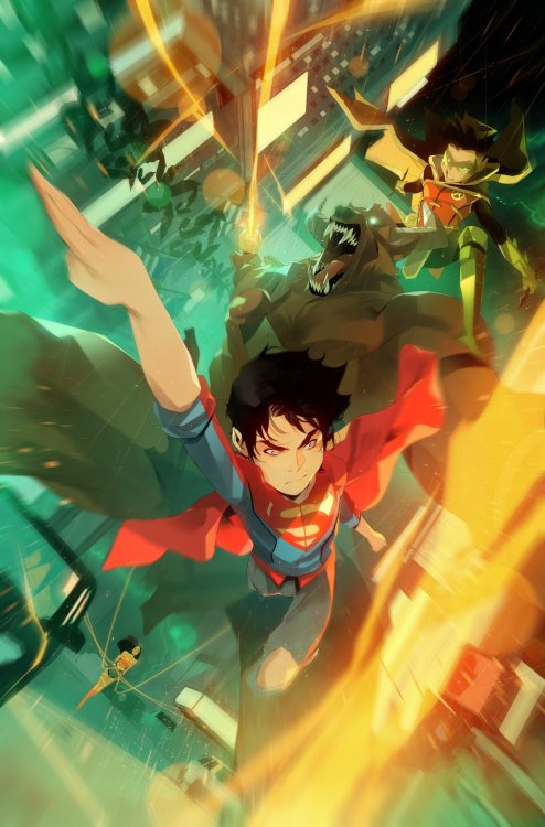 Challenge of the Super Sons #2 cover by Simone Di Meo.