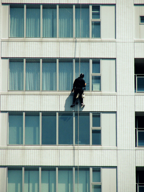 Window WasherSapporo, JapanMay 2014
