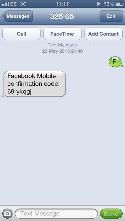 Fin1te Hijacking A Facebook Account With Sms
