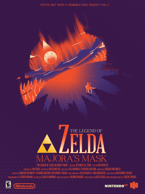retrogamingblog:Legend of Zelda Posters made by MarinkoIllustration
