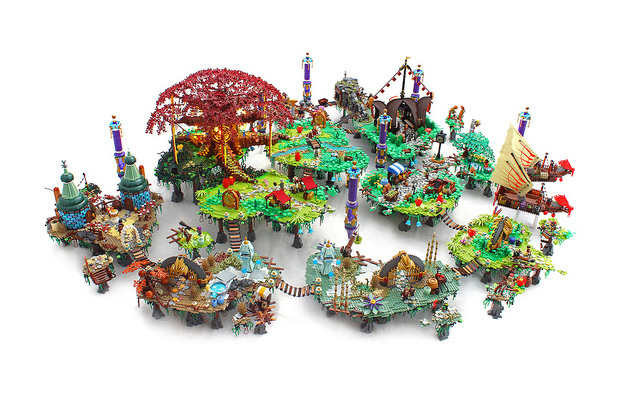 legollection:  Aurora, the absolutely stunning LEGO installation, inspired by the