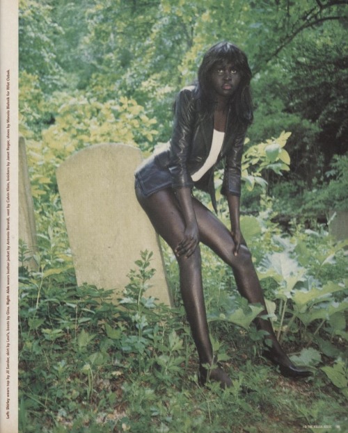 Alek Wek For I-D Magazine (1997) Photography: Terry Richardson