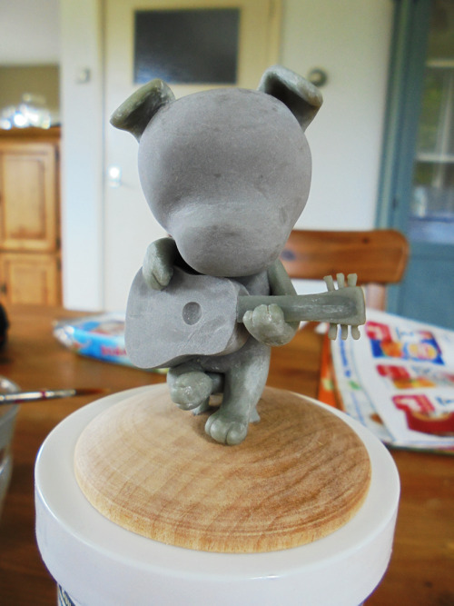 ladyjoyceley: K.K. Slider WIPFinished painting him! I didn’t take very many pictures during th