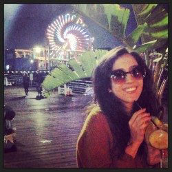 Sangria the size of my head on the pier!