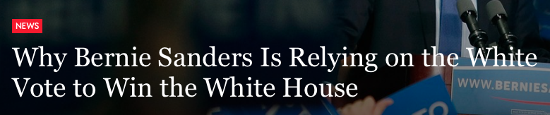 micdotcom:  Black Bernie Sanders supporters mock media whitewashing with #BernieMadeMeWhite