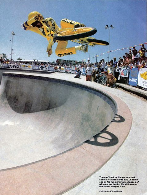 bentrims: The King, Eddie Fiola, at Del Mar in ‘84.  Top-side X on the iconic yellow Performer.  Cla