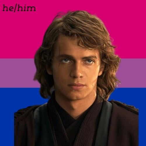 anakin skywalker // bisexual - he/him