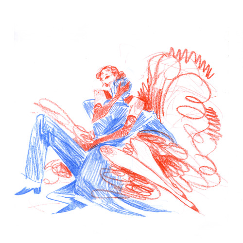 antoine-bonnet: WALTZ This is about love. some sketches for an upcoming illustration i’m worki
