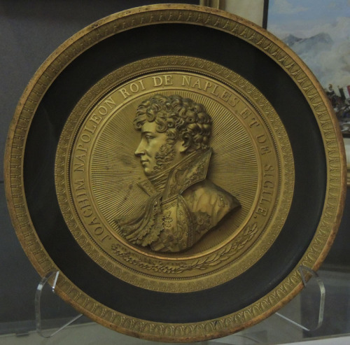 Unusual early 19th century medals with the portraits of Joachim and Caroline Murat as the king and q