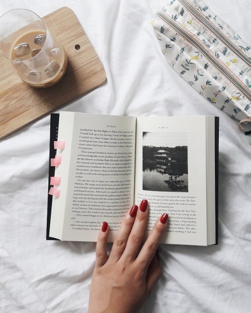 thefragilepages:Enjoying my summer break before school starts in September! I ordered my books and t