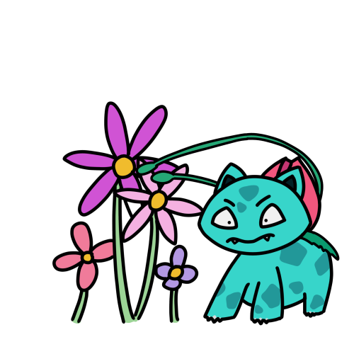This Ivysaur Doesn't Like The Flowers, Weird