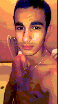 straightkikrequests:  Khalil, a hot straight guy from Sweden. He was horny af!Videos to come!