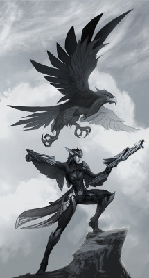 summonersofruneterra:  Quinn and Valor -  Michael Maurino  