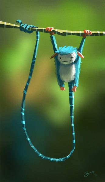 bear1na:
“ Long Tail Creature (30 minute sketch) by Goro Fujita
”