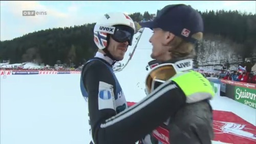 wintersportsergonis: Andreas Stjernen &amp; Daniel Andre Tande - Bad Mitterndorf R2