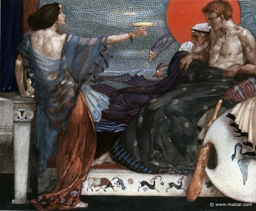 satiricdancer:Medea, offering the poisoned cup to Theseus