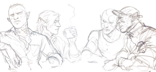 jasjuliet:Drew Jakoby and some Bright-verse Orcs from a Campaign I’m in with friends!