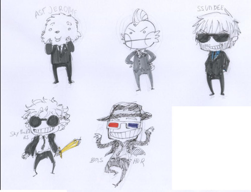 green-spy:Chibis in suit?¿ Nehenenenene