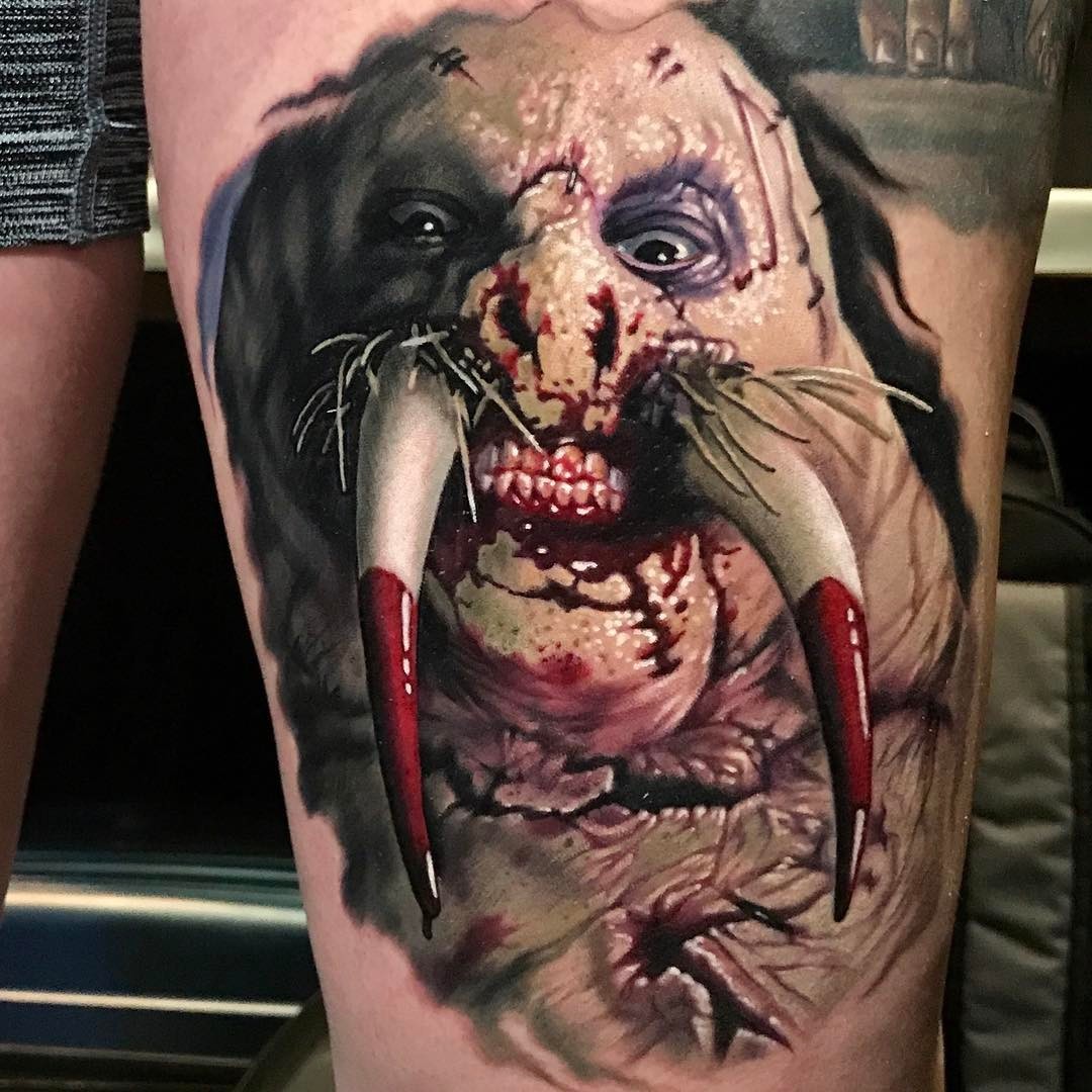 Horror Movie Tattoo Leg Sleeve | Horror movie tattoos, Movie tattoos, Movie  tattoo