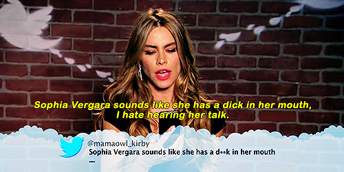 my favorite celebrities read mean tweets: sofia vergara 