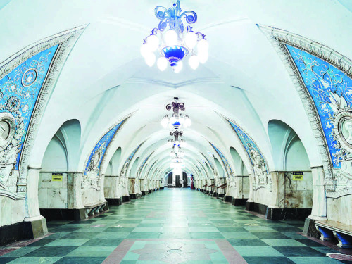 archatlas:A Bright Future David Burdeny Dating Back to 1935, The Moscow and St. Petersburg Metro was