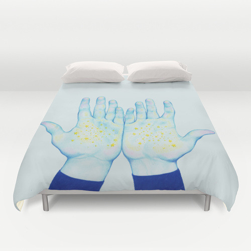 natalieff:  Duvet covers are now available on Society6, wohoo:-) “I love sleep. My life has the tendency to fall apart when I’m awake, you know?” - Ernest Hemingway   