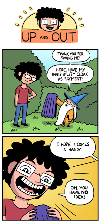 linewebtoon:  This webcomic is always fun!  Up and Out _by Jeremy Kaye jeremykaye​  Find LINE Webtoon on App Store or Google Play! webtoons.com/download 