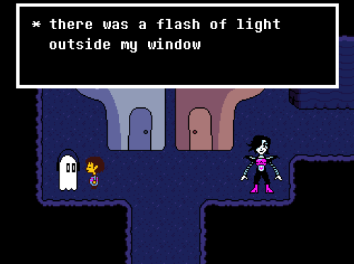 toetappinsilence: thebattlefrontier: remember when napstablook ignored the fucking apocalypse  