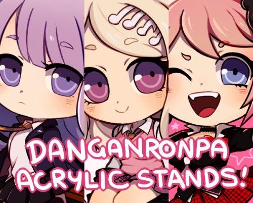 Danganronpa Acrylic Stands preorder ready to go!~Kyoko Kirigiri, Kaede Akamatsu and Despair Sisters 