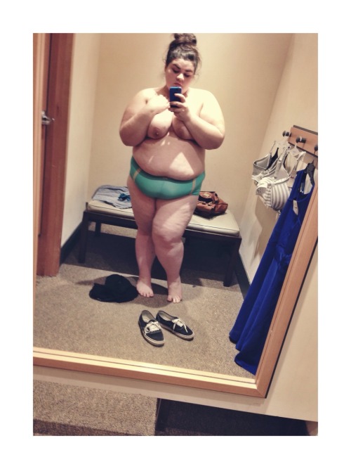 fattyelizabeth:  taking nudes in a dressing room makes me feel ridiculously sexy  It should cause you are