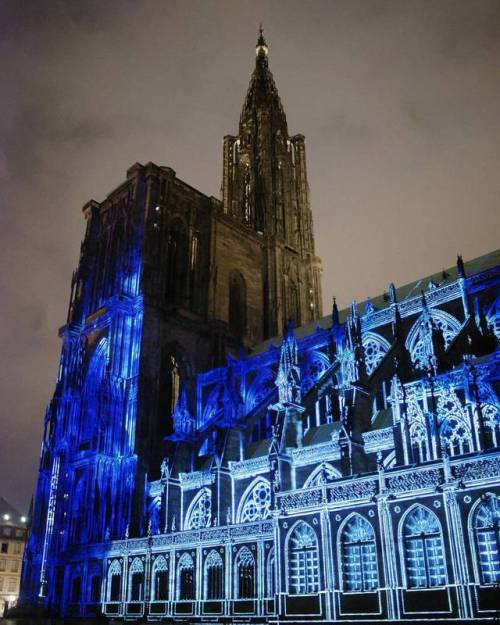 #Illuminations #cathédrale de #Strasbourg. #3 #balletdesombresheureuses #cathedraledestrasbou