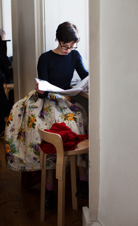 daughterofpurple: The Sartorialist  Big skirt